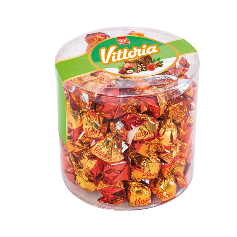 Vittoria Cocoa Cream Filled Puffed Rice Compound Chocolate